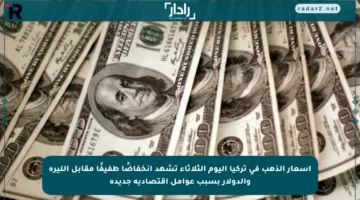 أسعار الذهب في تركيا اليوم الثلاثاء تشهد انخفاضًا طفيفًا مقابل الليرة والدولار بسبب عوامل اقتصادية جديدة